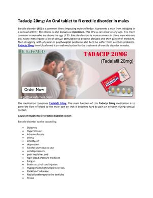 Tadacip order