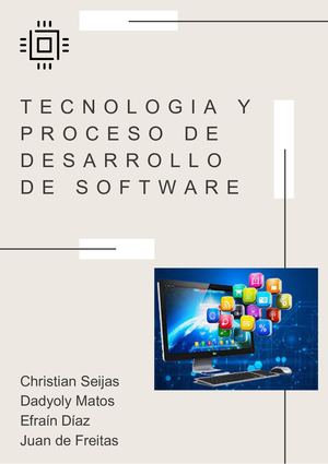 Tecnologia Y Proceso De Desarrollo De Software