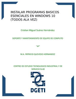 Programas Basicos Calaméo - Instalar Programas Basicos Esenciales En Windows 10 Office
