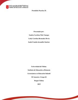 Portafolio Practica Ix
