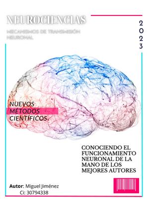 Neurociencias Mecanismos De Transmision Neuronal