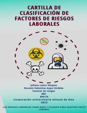 Cartilla De Clasificación De Factores De Riesgos Laborales 1