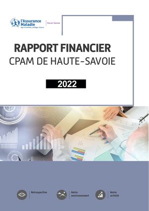 Rapport Financier Cpam 2022