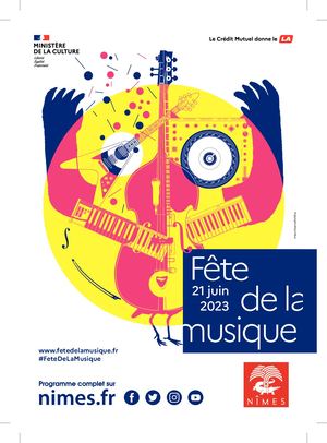 Programme Nimes Fête de la musique 2023