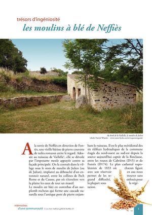 Les moulins à blé de Neffiès