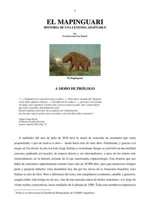 Mapinguari: Una Leyenda Adaptable