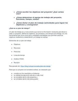Cómo Escribir Los Objetivos Del Proyecto