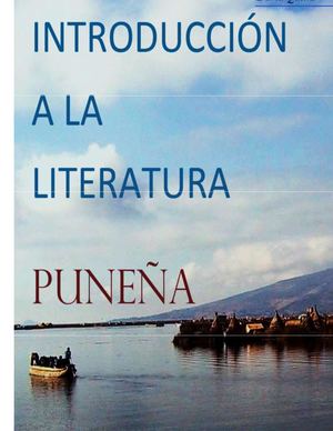 Literatura Puneña