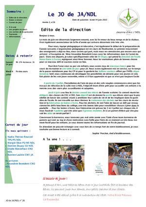 Jo Numéro 26 2023 06 16