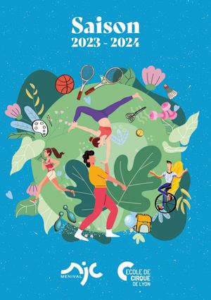 MJC Ménival - École de Cirque de Lyon - Plaquette 2023/2024