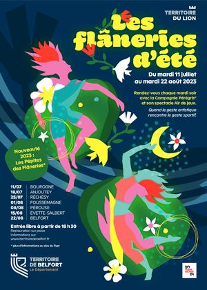 Programme Flâneries d'été 2023