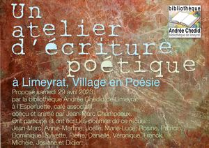 Un atelier d'écriture poétique