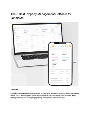 The 5 Best Property Management Software For Landlords