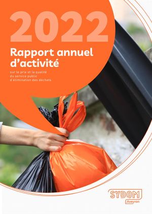 SYDOM Aveyron Rapport annuel d'activité 2022