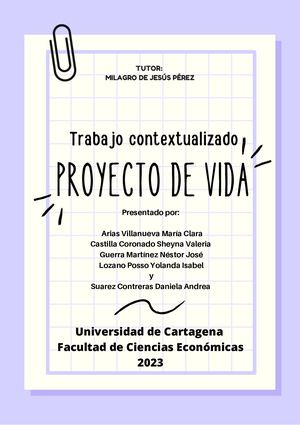 Documento A4 Portada Propuesta Proyecto Minimalista Violeta
