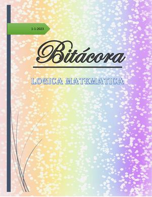 Bitacora Logica Matematica