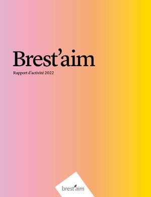 Rapport d'activité Brest'aim 2022