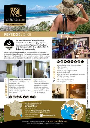 DECOUVREZ LE SUITE-HOME PORTICCIO