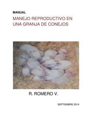 Manual De Manejo Reproductivo En Una Granja De Conejos