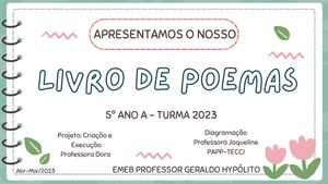 Livro De Poesias 5º Ano A