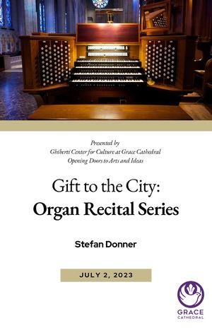 Stefan Donner Organ Recital Program