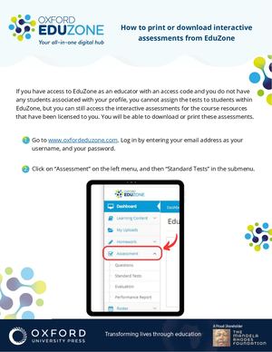 EduZone - How to Print Or Download 2023