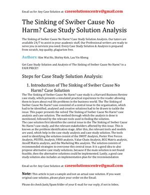 Callable Risks Swiber Calaméo - The Sinking Of Swiber Cause No Harm? Case Study Solution Analysis