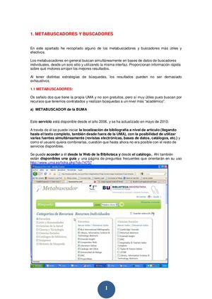 Buscadores Y Metabuscadores