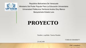 Mapa Mental Yessica Paredes Pproyecto