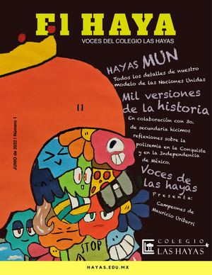 Revista El Haya 1. Voces del Colegio las Hayas. junio 2022