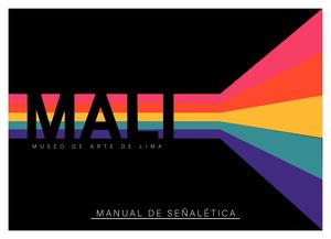 Manual De Señalética Mali Melissa Sullón Este Si Pdf