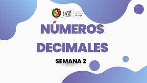 Lectura De Los Numeros Decimales