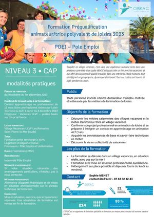 2023 05 Plaquette Formation Animation