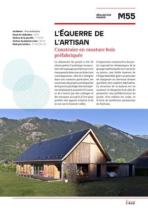 Maison neuve - L'équerre de l'artisan