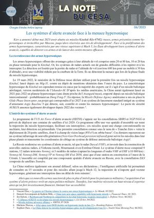 La Note du Cesa N°507