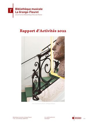 Rapport D'activités 2022