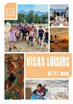 Visas Loisirs Ete 2023