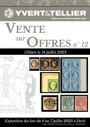 Vente sur Offres - YVERT & TELLIER