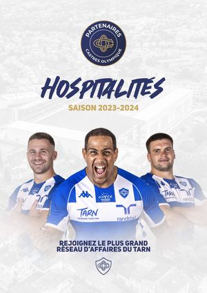 Plaquette Hospitalité 2023-2024