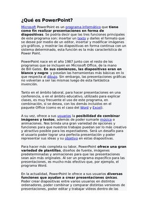 Qué Es Power Point