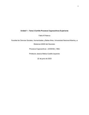 Cartilla Procesos Cognocitivos