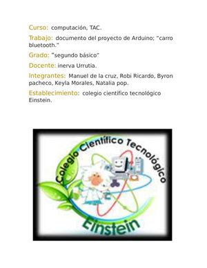 proyecto con Arduino "carro bluetooth"