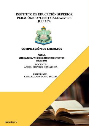 La Literatura Puneña - Compilación de literatos
