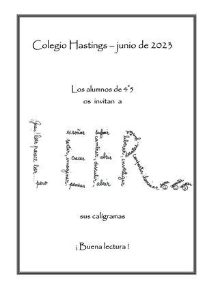 Libro De Calígramas