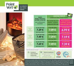 Tarifs pré saison pellets 2023