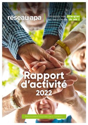 RAPPORT D'ACTIVITÉ DU RÉSEAU APA 2022