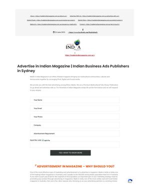 Magazine Advertisement |  Magazine Marketing -  MII