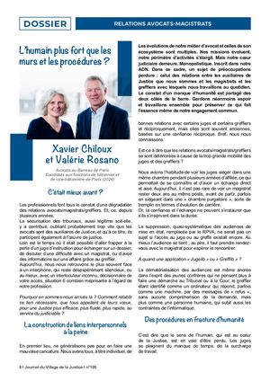 Xavier Chiloux et Valérie Rosano, «L’humain plus fort que les procédures?»