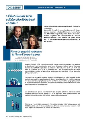 [COLLABORATION] Florent Loyseau de Grandmaison et Aliénor Kamara-Cavarroc, «Il faut s’avouer que la collaboration libérale est en crise»