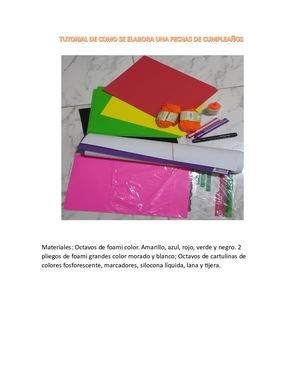 Tutorial De Como Se Elabora Una Fechas De Cumpleaños